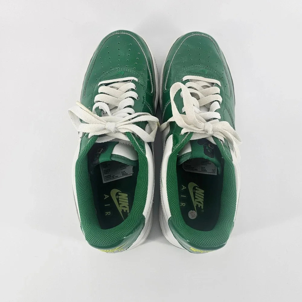 Nike Air Force 1 Mens 8 Green St. Patty Low Top Patricks Day Patent Vintage Y2K
